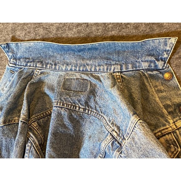 Vintage 80s Levis Jacket Trucker Denim reverts Jean 70506-0214 Women 40 - Picture 12 of 16